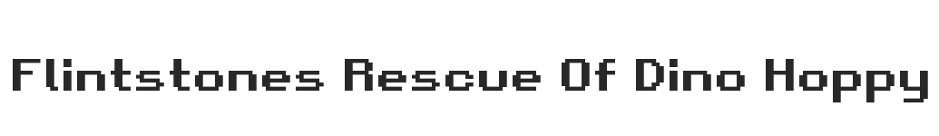 Flintstones Rescue Of Dino Hoppy